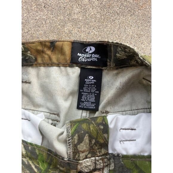 Vintage Mossy Oak Obsession Camouflage Cargo Hunting Pants H3 - Picture 3 of 6
